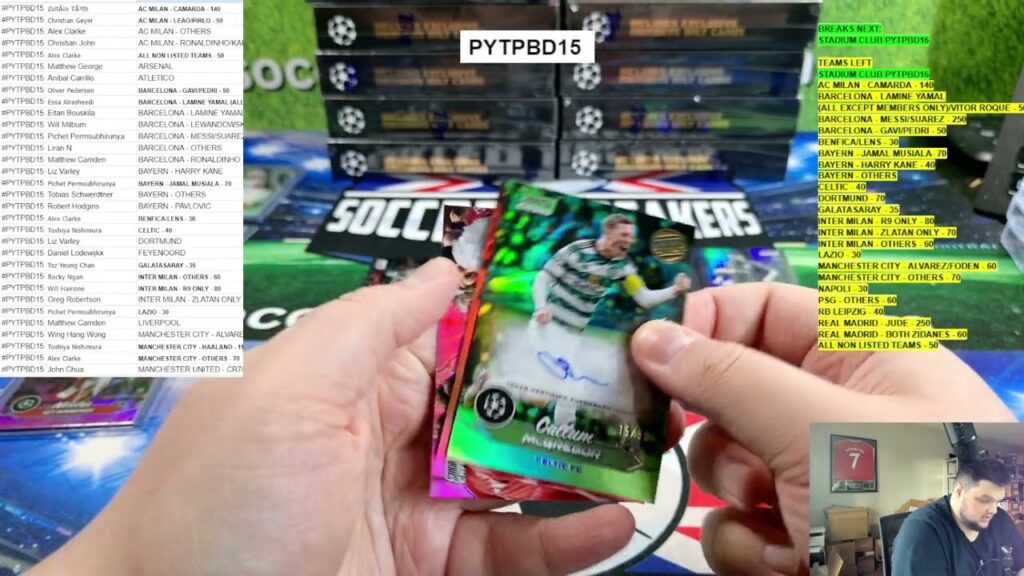 2023-24 Topps UCC STADIUM CLUB SCBD24 Soccer BREAKERS DELIGHT 12 Box PYTP Case Break #PYTPBD15