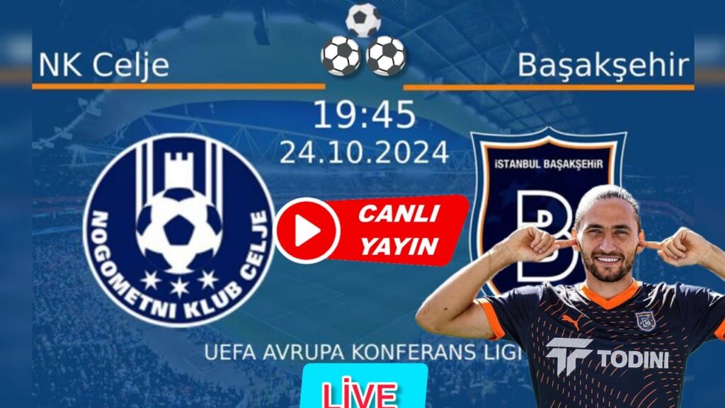 BAŞAKŞEHİR - CELJE AVRUPA KONFERANS LİGİ CANLI YAYIN ABONE OL subscribe #live #football