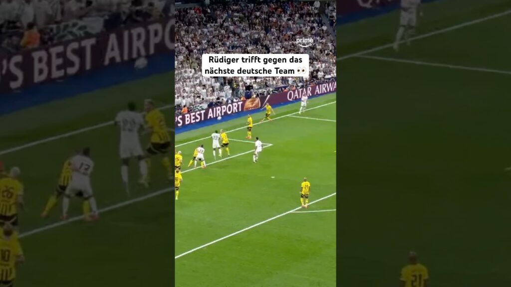 Wieder trifft Rüdiger für Real 👀