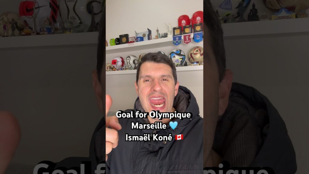 Goal for Olympique Marseille 🩵Ismaël Koné 🇨🇦#om #marseille #olympiquedemarseille #kone #transfer