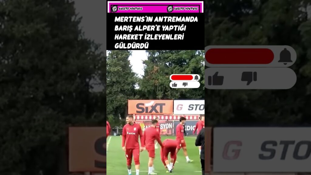 Dries Mertens'ten Barış Alper'e KOMİK Hareket! 😄 Galatasaray Antrenmanında İzleyenleri Güldürdü!