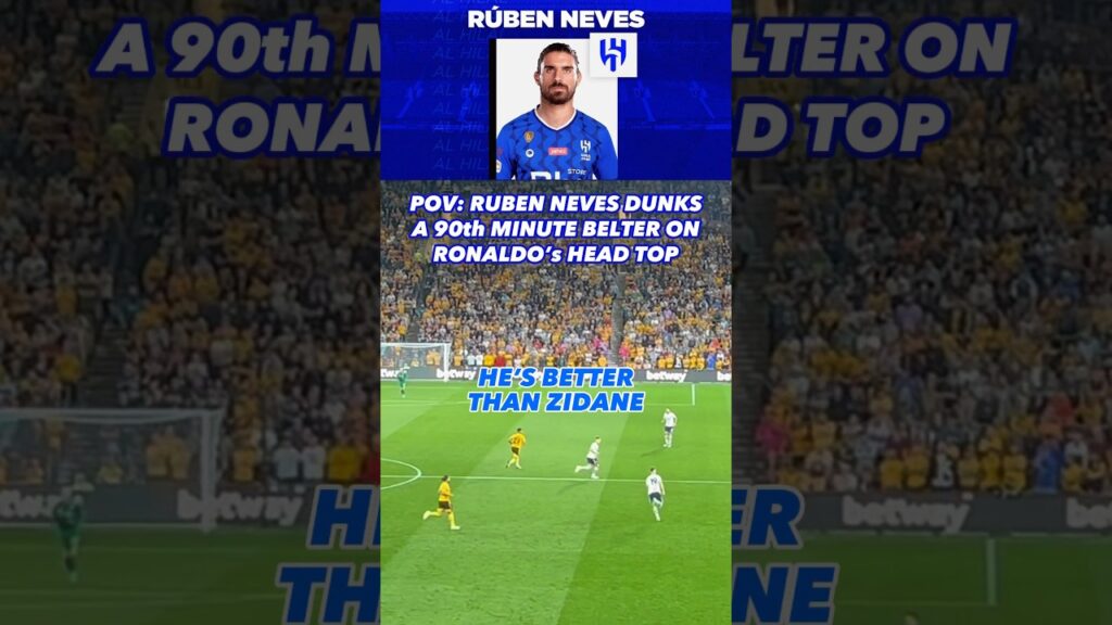 RUBEN NEVES is BETTER THAN ZIDANE CHANT!