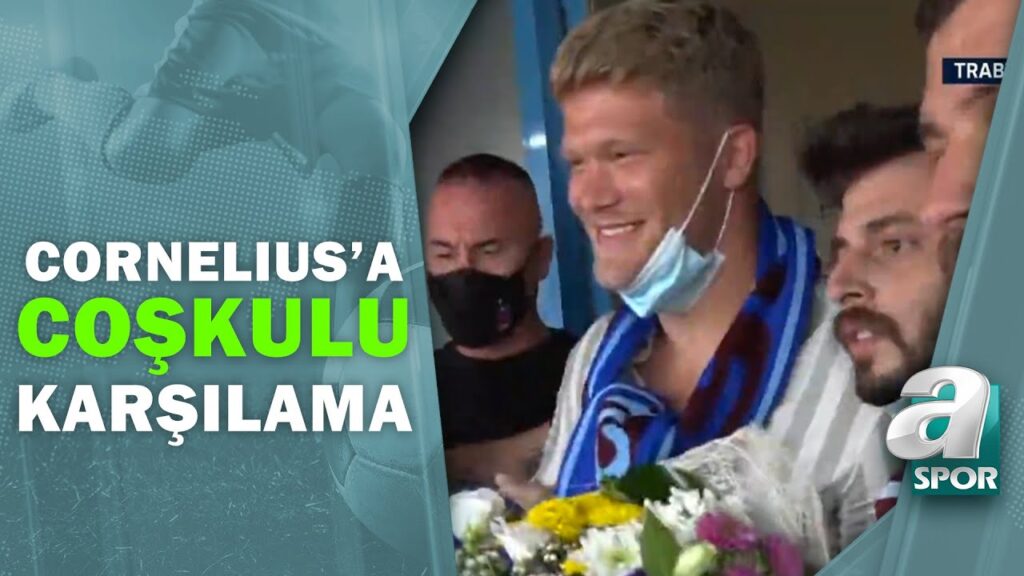 Andreas Cornelius, Trabzon'a Geldi! İşte Trabzonspor'un Yeni Golcüsüne Coşkulu Karşılama / A Spor