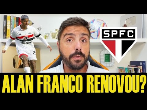 ALAN FRANCO TEM PROPOSTAS! ZAGUEIRO NIVEL ROMERO E LIZANDRO MARTINEZ! SPFC TENTA CONTRATAR LATERAIS!