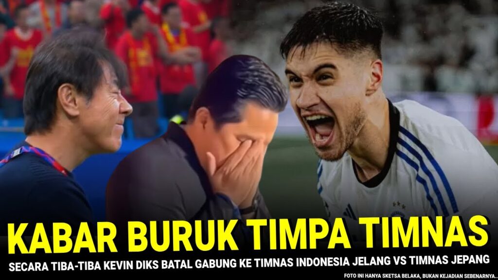 😲 BIKIN SEMUNYA KECEWA ~ Kevin diks BATAL BELA TIMNAS INDONESIA jelang vs jepang begini penjelasanya