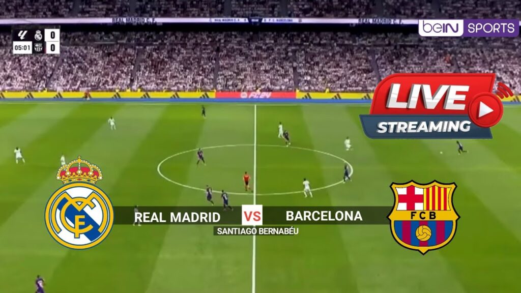 REAL MADRID VS BARCELONA LIVE|UEFA CHAMPIONS LEAGUE 2024/2025|MATCH LIVE STREAMING