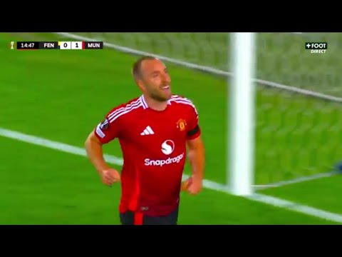 Christian Eriksen Amazing Goal,Fenerbahçe vs Manchester United (0-1) All Goals and Highlights