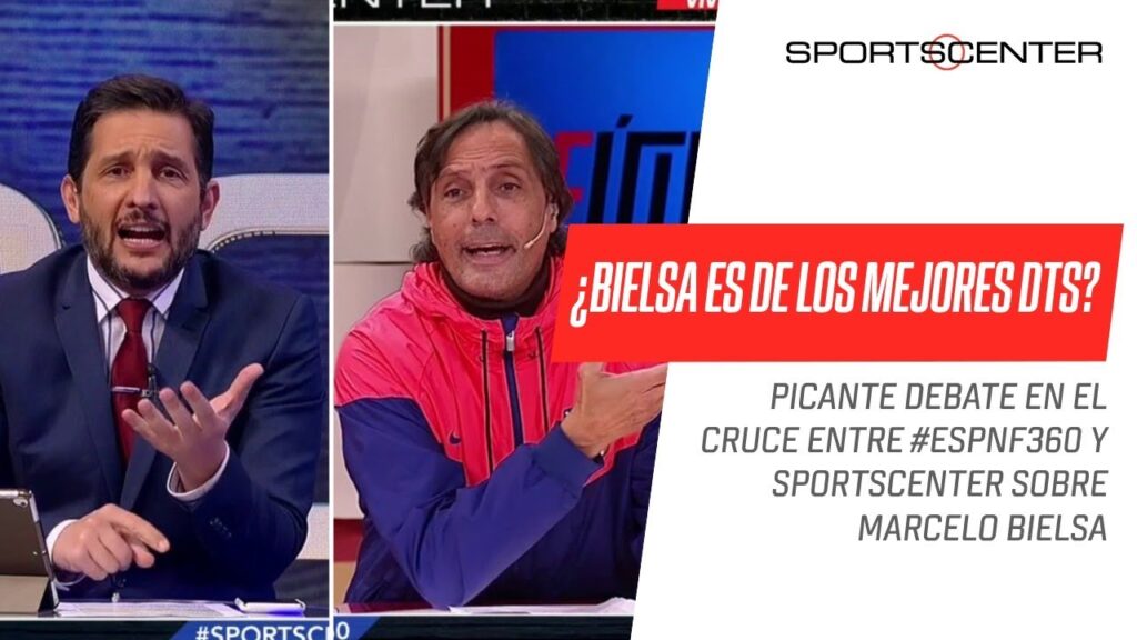 TREMENDO CRUCE entre Germán #Paoloski y Gustavo #López por Marcelo #Bielsa