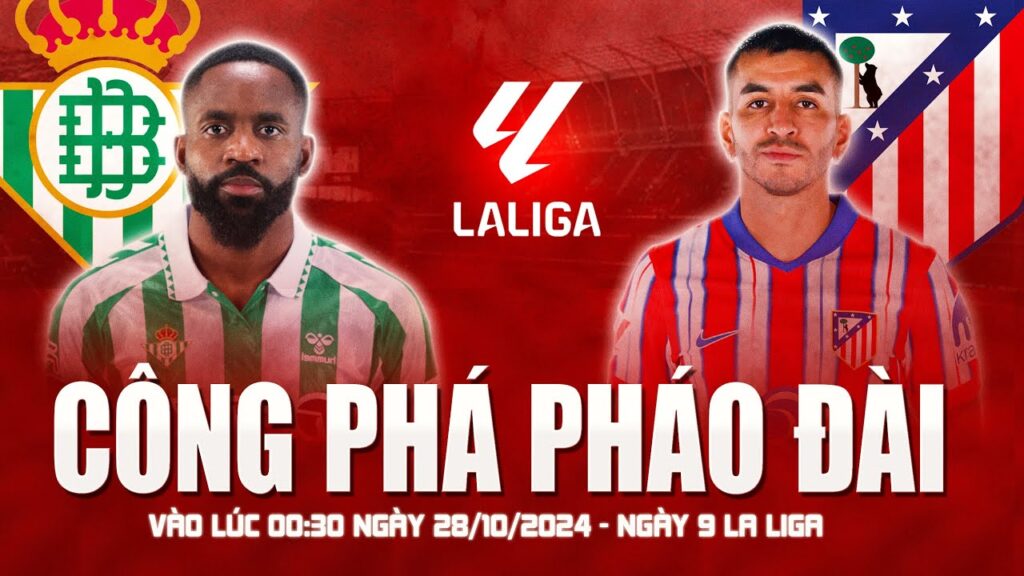 Trận Đại Chiến Khủng Khiếp: Real Betis vs Atlético Madrid! #realbetis #atleticomadrid #laliga