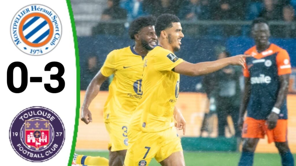 Montpellier vs Toulouse (0-3) But de Zakaria Aboukhlal, tous les buts et faits saillants prolongés