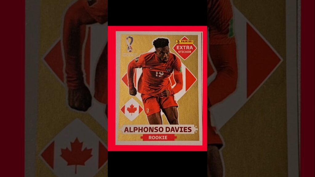 Alphonso Davies Panini Sticker  @Fußball_Sticker6284