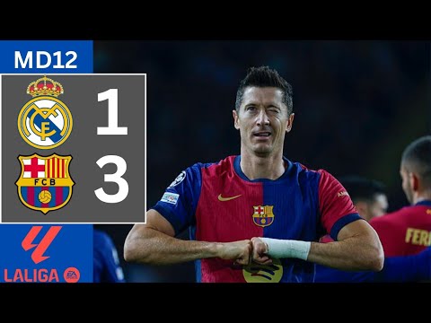 Real Madrid vs Barcelona | 1-3 | Highlights Extended El Classico🔥