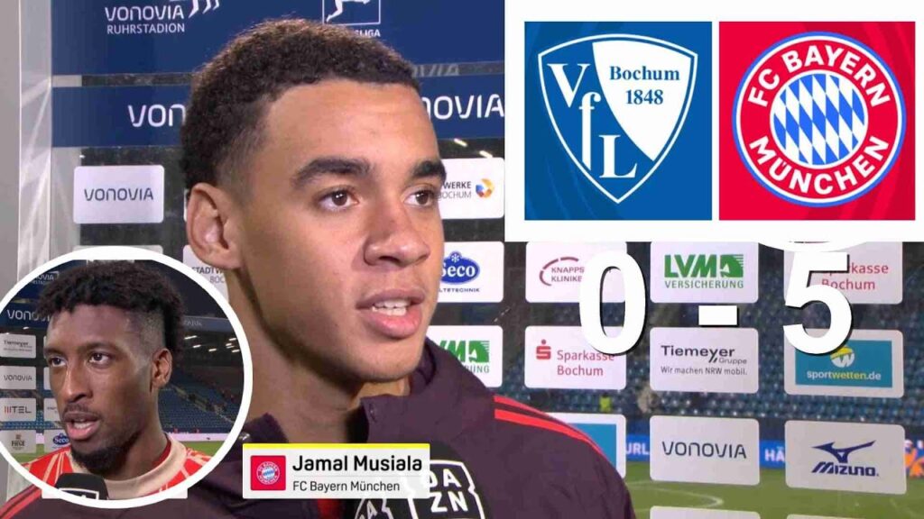 Jamal Musiala Kingsley Coman Interview Nach Dem Spiel VfL Bochum 0 vs 0 FC Bayern München 27/10/2024