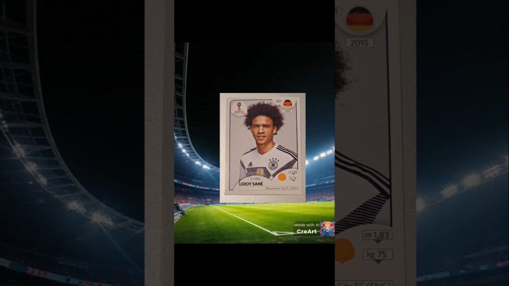 Leroy Sane Panini Sticker     @Fußball_Sticker6284