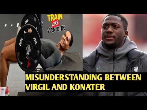 ✅Misunderstanding on the Training Ground: Virgil van Dijk and Ibrahima Konaté's Lighthearted Mix-Up✅