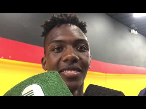 Declaraciones de Djorkaeff Reasco, jugador de #BarcelonaSC sobre la goleada a #DelfinSC por #LigaPro