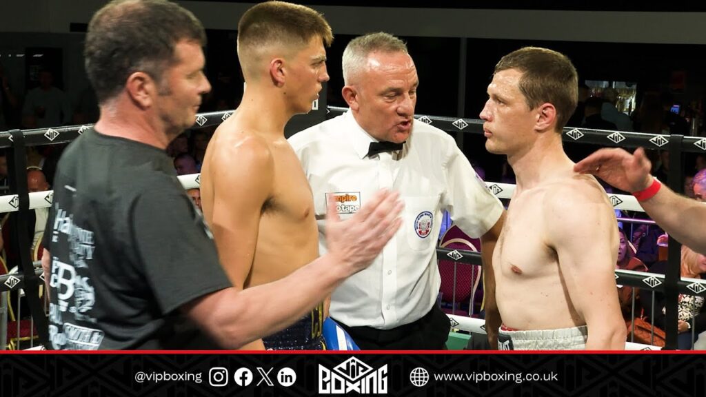 Jason Cumming vs Simas Volosinas at VIP's Rainton Arena Show on (4 May 2024)