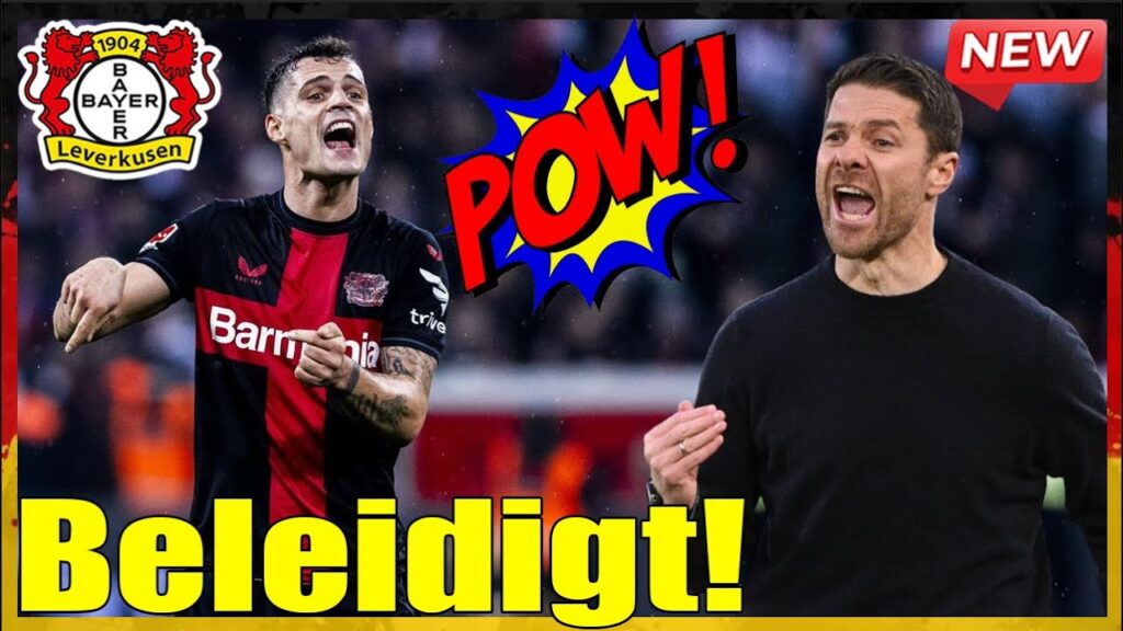 Granit Xhaka beleidigt Alonso nach Niederlage! „Er hat keine Qualifikation, Leverkusen zu leiten!“