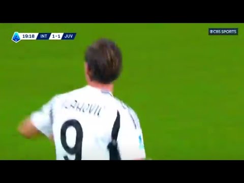 Gol di Dusan Vlahovic, Inter vs Juventus (4-4) Tutti i gol e gli highlights estesi