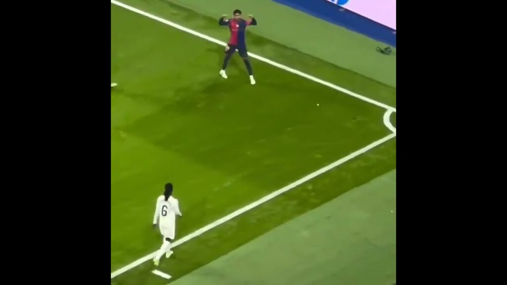 Eduardo Camavinga was FURIOUS when Lamine Yamal scored the goal and celebrated.