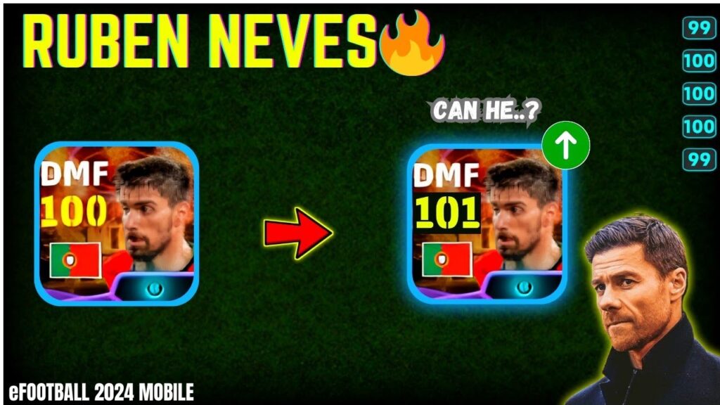 Can I Train Free SHOWTIME RUBEN NEVES TO 101..?🤔🎁 | Efootball 2024 Mobile