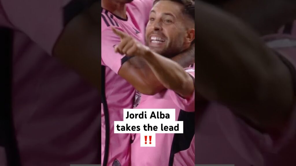 Jordi Alba CALCULATED strike puts @intermiamicf up on Atlanta!
