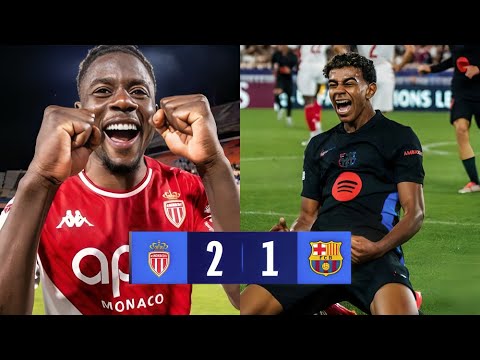 WATCH 🇬🇭SALISU VS LAMINE YAMAL IN MONACO 2-1 BARCELONA…PARTEY VS ATALANTA & INAKI WILLIAMS GOAL🔥