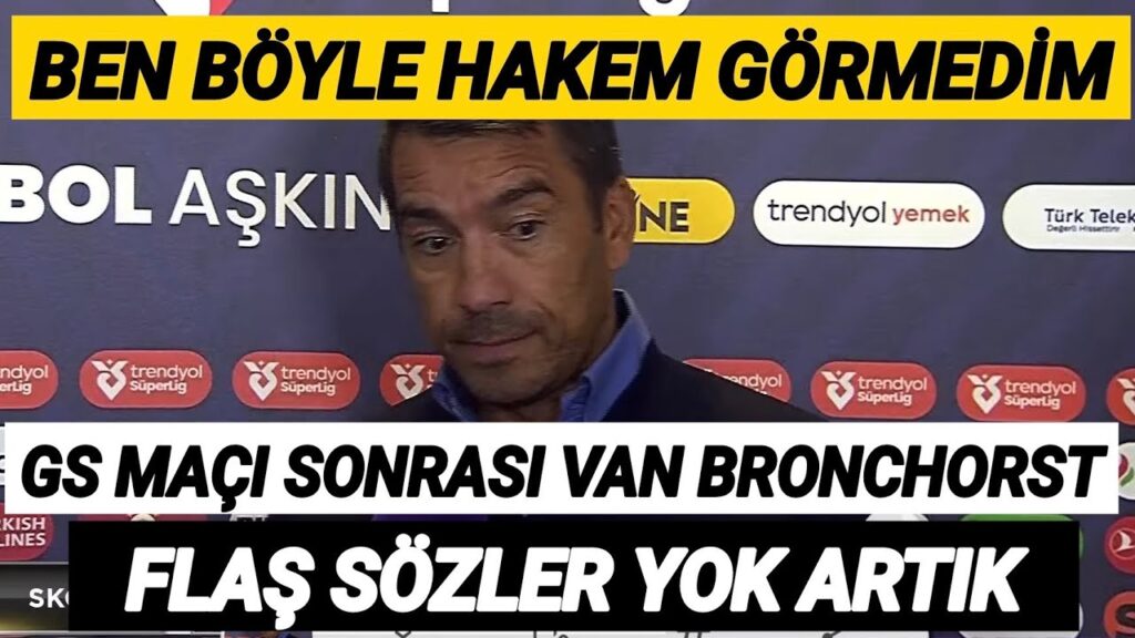 Galatasaray 2-1 Beşiktaş Maç Sonu Giovanni van Bronckhorst, Flaş Sözler Arda Kardeşler, Okan Buruk