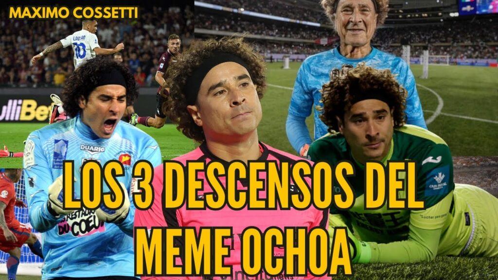 TODOS LOS DESCENSOS DEL MEME OCHOA, OTRO RIDÍCULO Y FRACASO DEL PORTERO MEXICANO