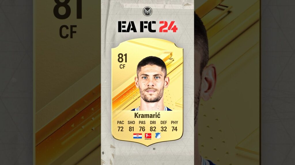 Andrej Kramaric 🇭🇷 FIFA Evolution 🔥 FIFA 16 - FC 24 #fc24 #fifa #shorts