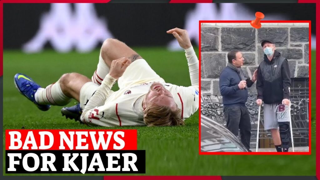 BAD NEWS FOR SIMON KJAER: He will undergo an arthroscopy on his left knee to repair ligament damage