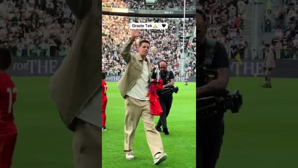 Thank you, Tek! 🥹🙏 #szczesny #juventus #retirement #emotional