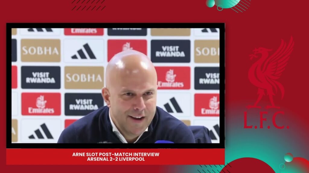 "We had the energy and we were so STRONG to FIGHT BACK in the game" Arne Slot post-match #liverpool