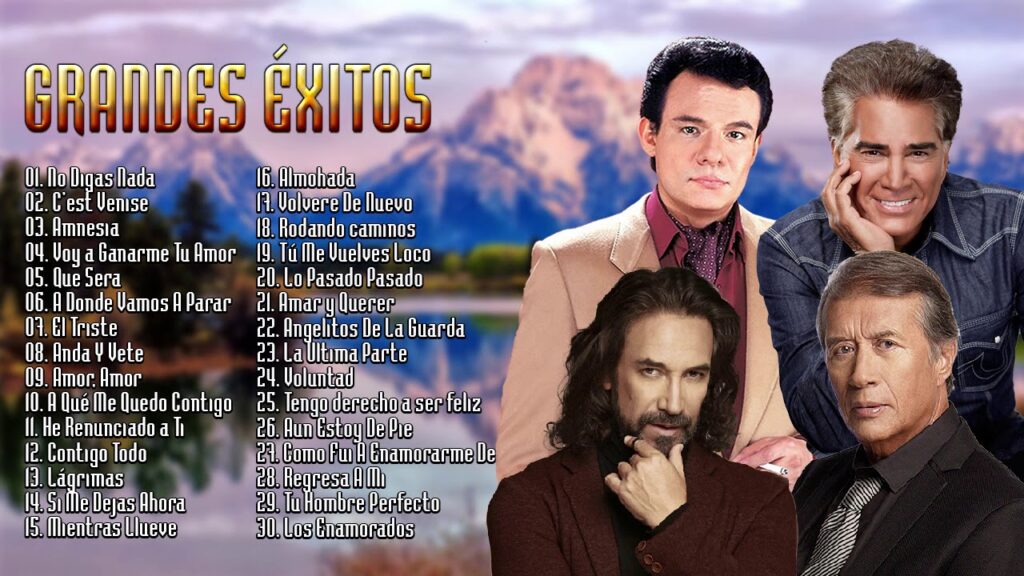 JOSÉ MARÍA NAPOLEÓN, MARCO ANTONIO SOLÍS, JOSÉ JOSÉ, JOSÉ LUIS RODRÍGUEZ - LAS CANCIONES DE AMOR