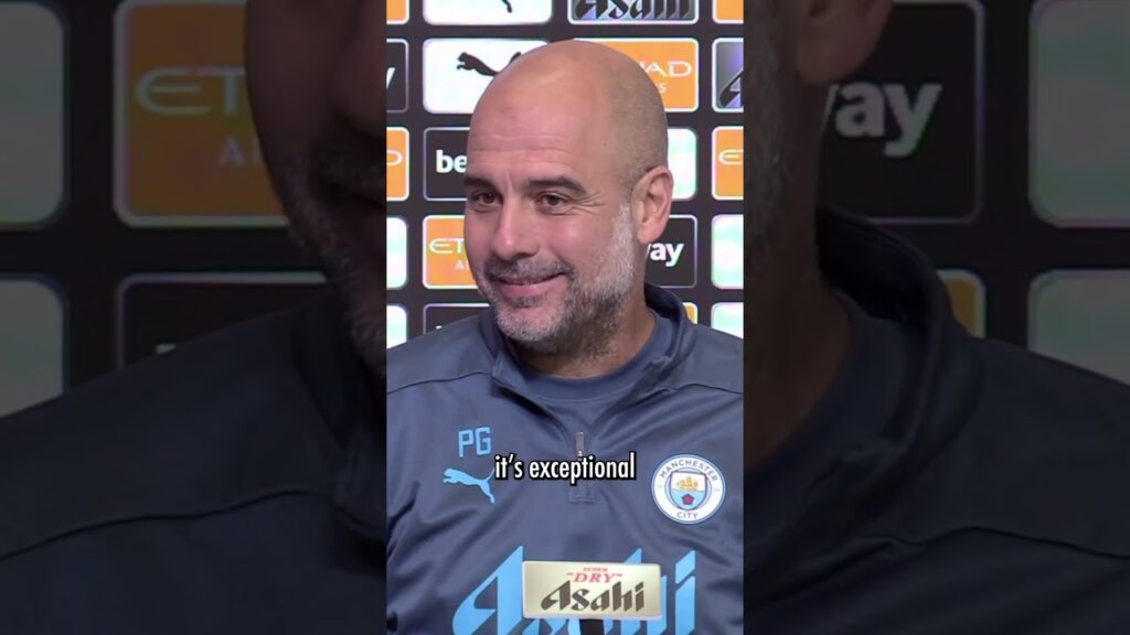 Pep on Haaland attending the Ballon d’Or ceremony last season despite coming in second 🗣️