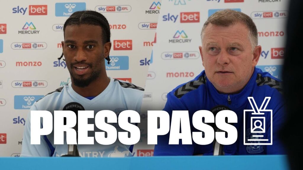 Mark Robins and Haji Wright look ahead to Coventry City v Luton Town 🎙️