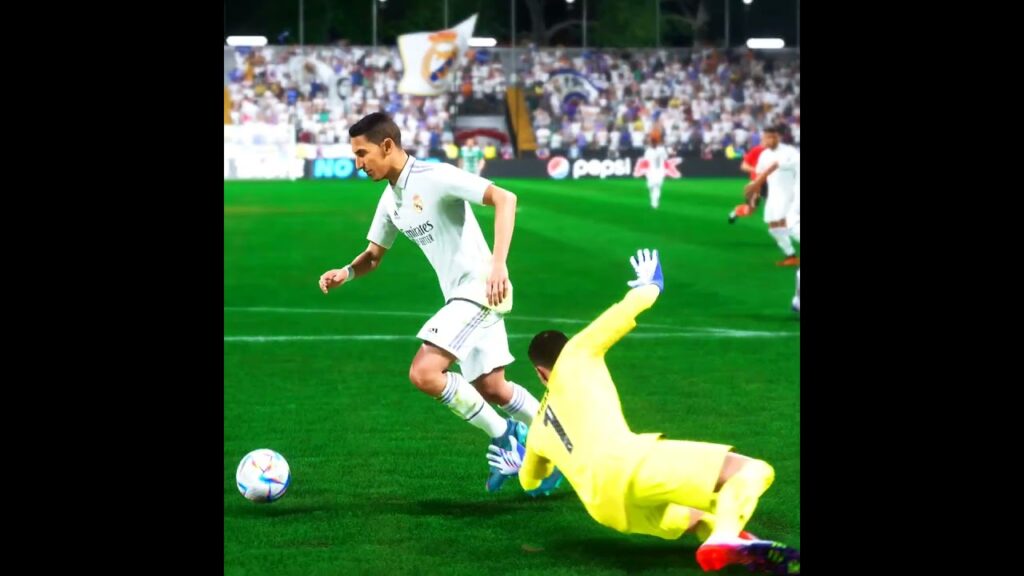 Angel Di Maria vs Goalkeeper in FiFA23 #shorts
