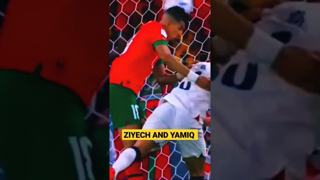 ziyech and El Yamiq⚡⚽🇲🇦 #edit #shorts #shortvideo