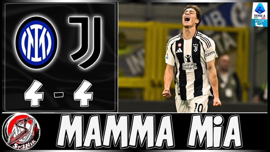ANNI di VITA PERSI MA che SPETTACOLO di PARTITA | INTER JUVENTUS 4-4