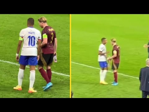 Kevin De Bruyne Meets Kylian Mbappé