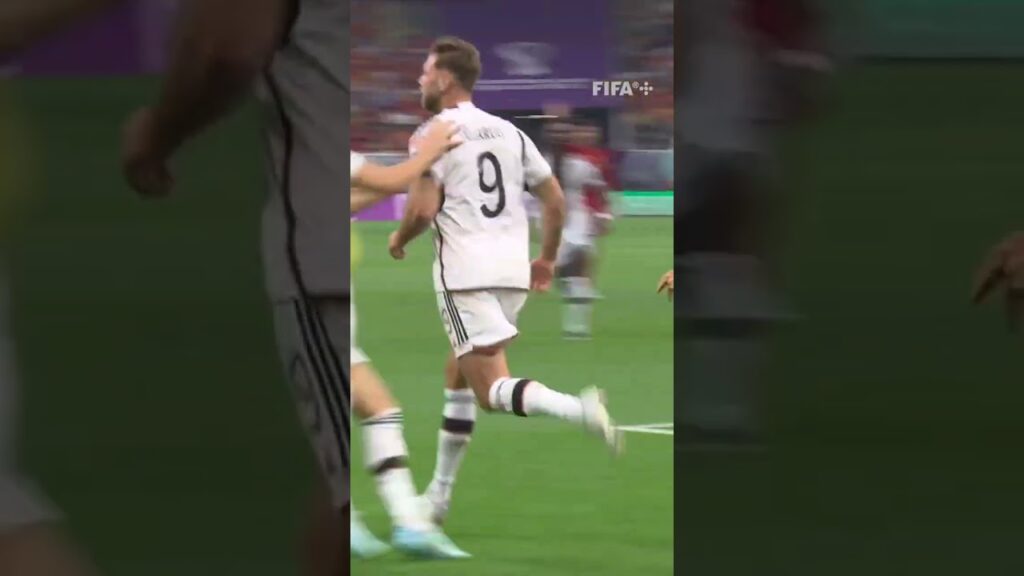 SUPER SUB Fullkrug rescues point for Germany with goal vs Spain! #ShortsFIFAWorldCup