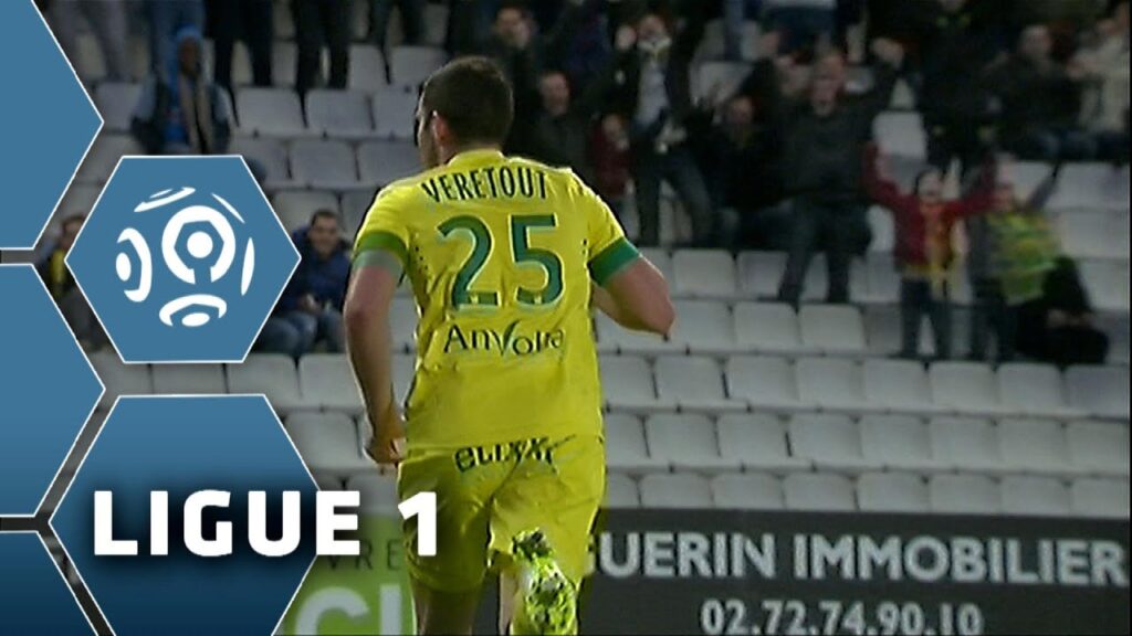 But Jordan VERETOUT (22') / FC Nantes - Girondins de Bordeaux (2-1) -  (FCN - GdB) / 2014-15