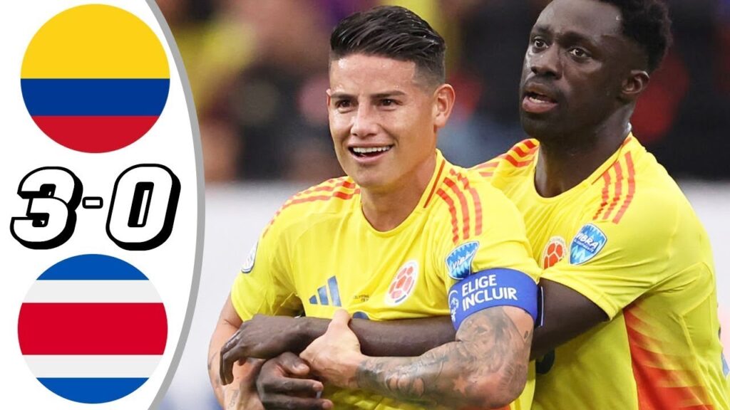 Colombia vs Costa Rica 3-0- All Goals & Highlights - Copa America 2024 |Marjan Sports