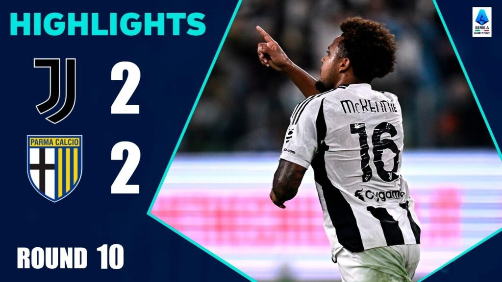 Weston McKennie Goal | Juventus vs Parma 2-2 Highlights | Serie A 2024/25