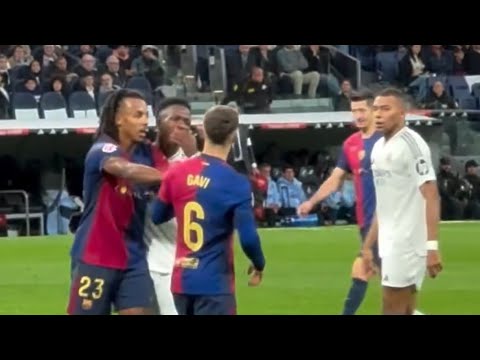 Gavi and Vinicius Jr Fight During Real Madrid vs Barcelona