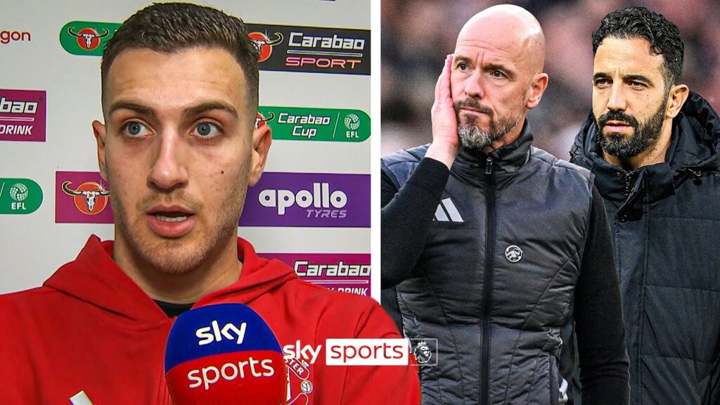 Diogo Dalot on ten Hag's "SAD" departure & Amorim's IMMINENT arrival! 👔