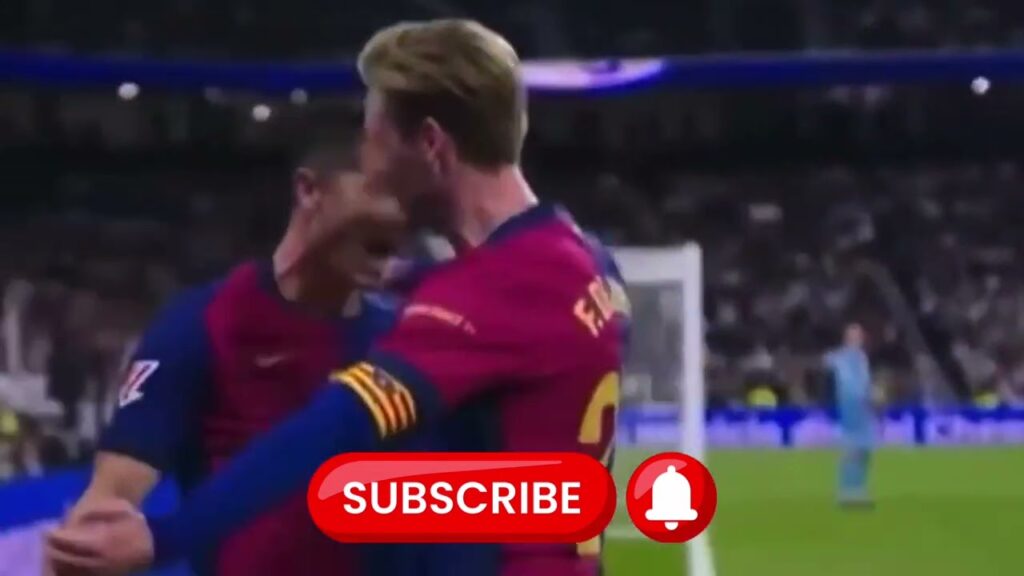 The halftime sub that changes the game" "Frenkie de jong vs Real Madrid" 2024 #Barça #barcavsmadrid