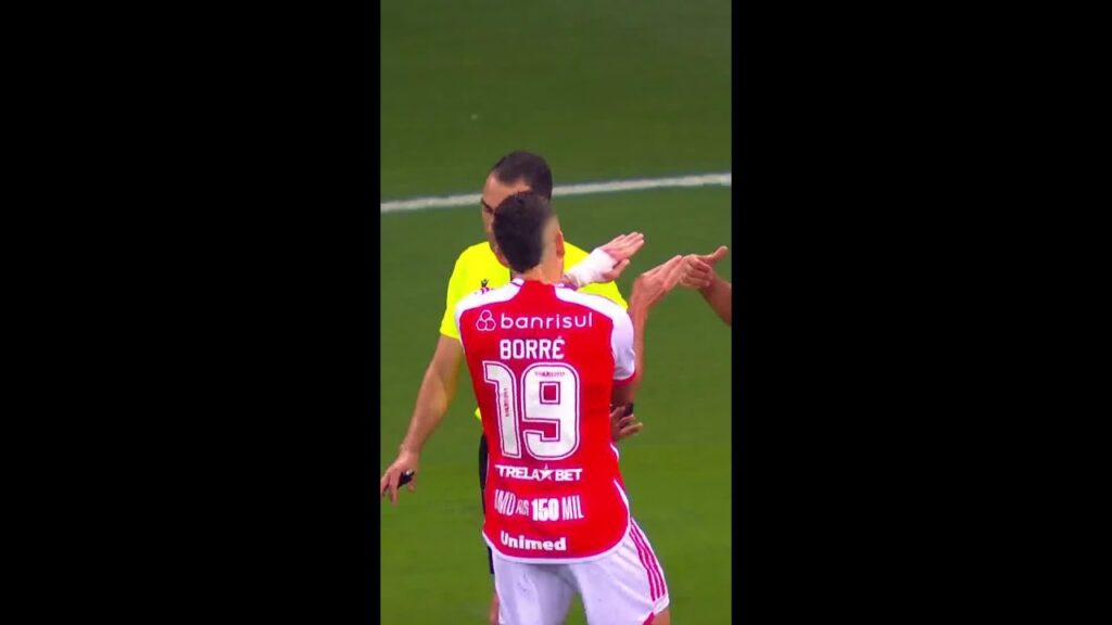 JOGADORES DO INTER PEDEM PÊNALTI  | INTERNACIONAL X FLAMENGO | #shorts |  ge.globo