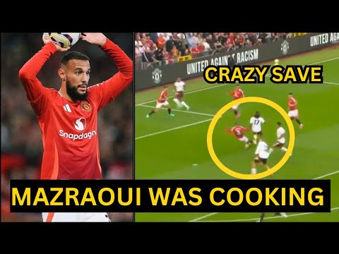 United FANS PRAISED Mazraoui for This CRAZY PERFORMANCE & BLOCK Saved United vs Fulham| Man Utd News