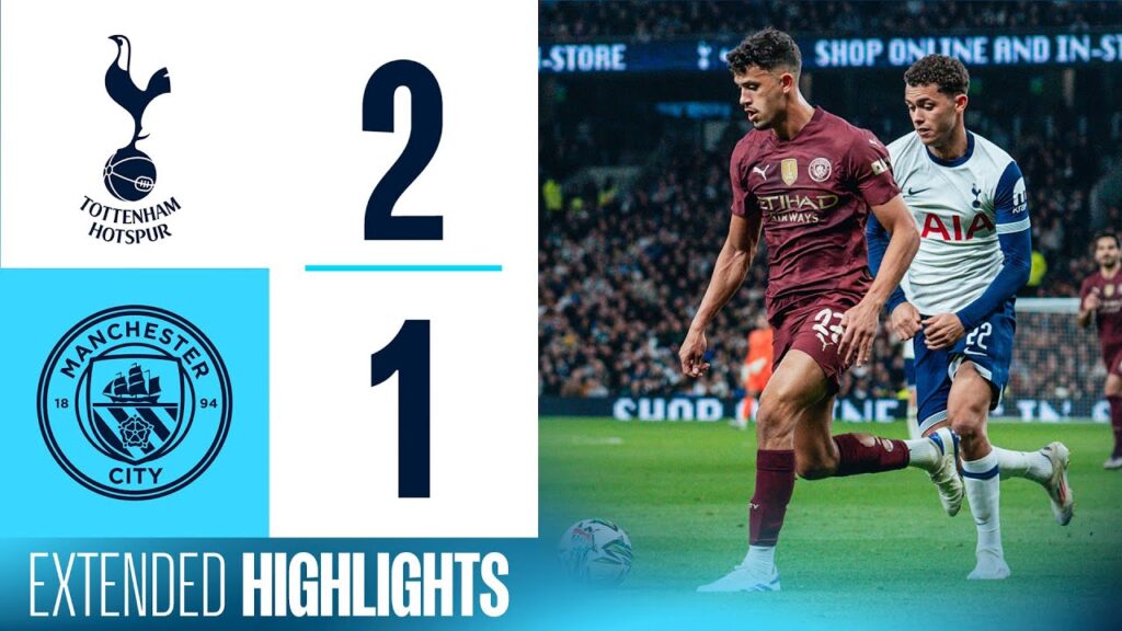 EXTENDED HIGHLIGHTS | TOTTENHAM 2 - 1 MAN CITY | Werner, Sarr & Nunes Goals | Carabao Cup 🏆
